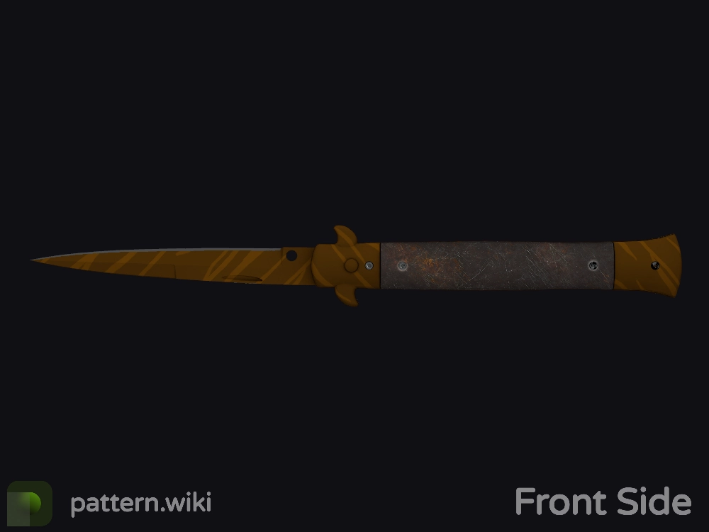 Stiletto Knife Tiger Tooth seed 923