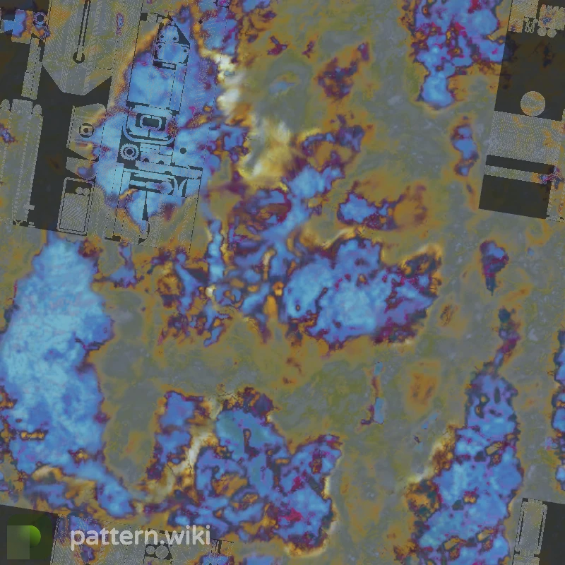 MAC-10 Case Hardened seed 330 pattern template