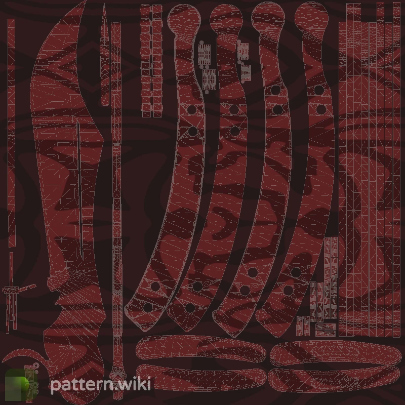 Butterfly Knife Slaughter seed 559 pattern template