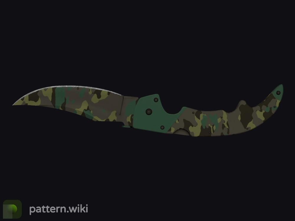 Falchion Knife Boreal Forest seed 124