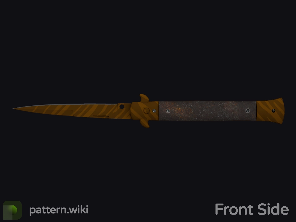 Stiletto Knife Tiger Tooth seed 897