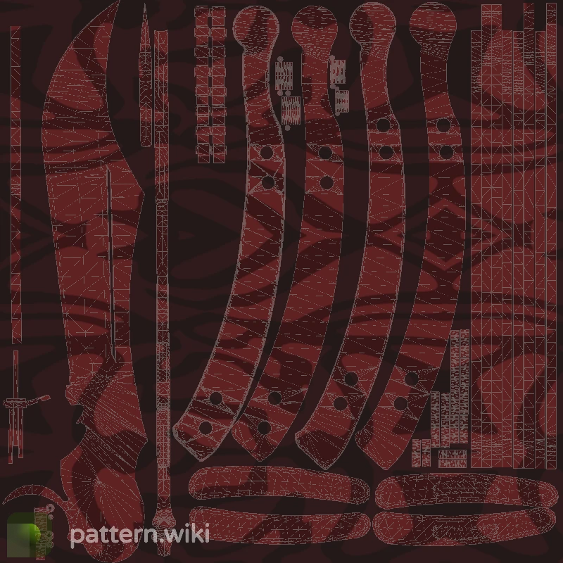 Butterfly Knife Slaughter seed 739 pattern template