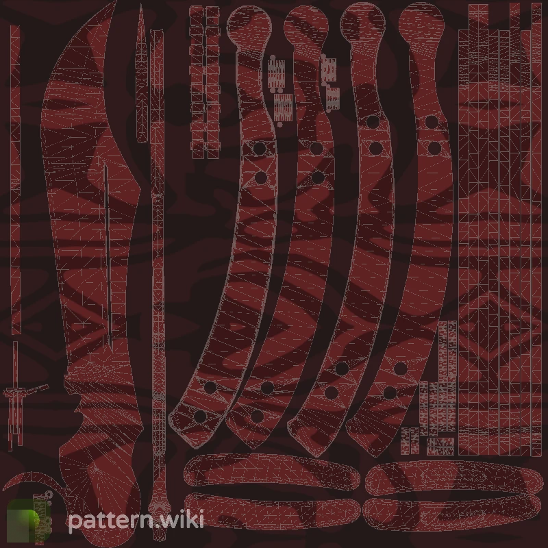 Butterfly Knife Slaughter seed 735 pattern template