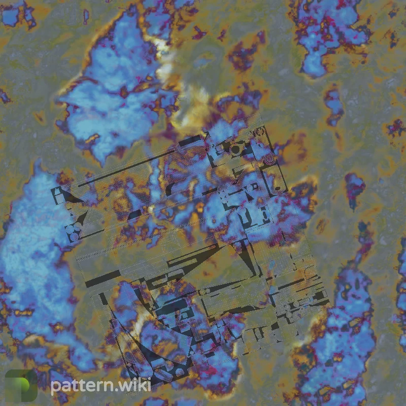 AK-47 Case Hardened seed 876 pattern template