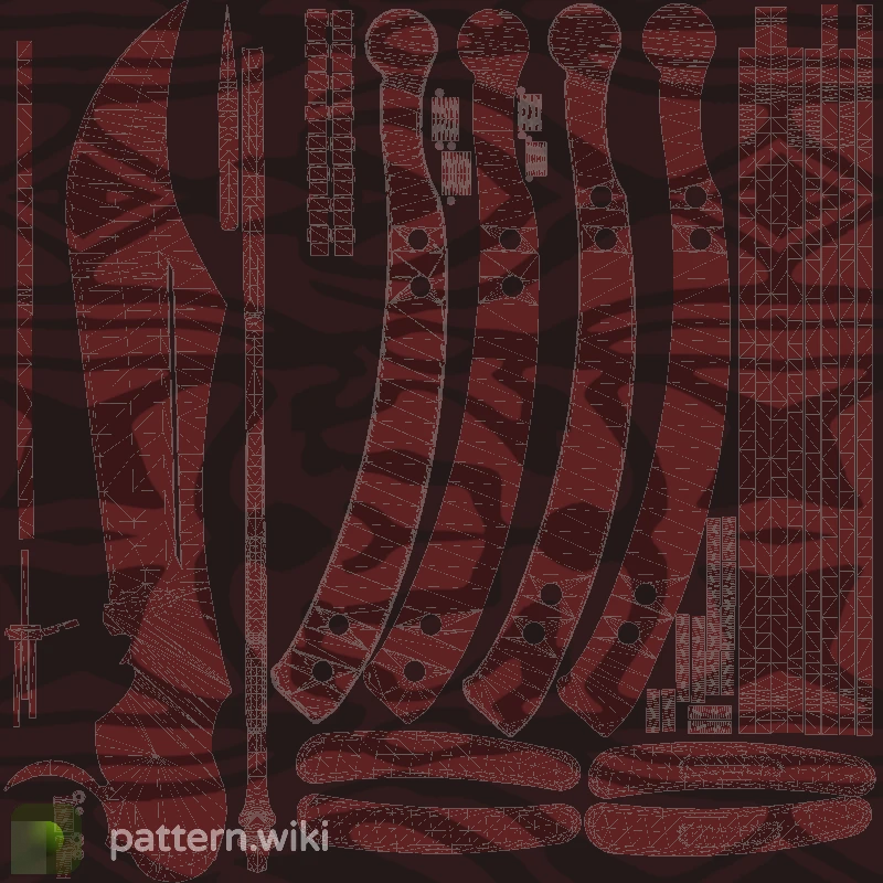 Butterfly Knife Slaughter seed 836 pattern template