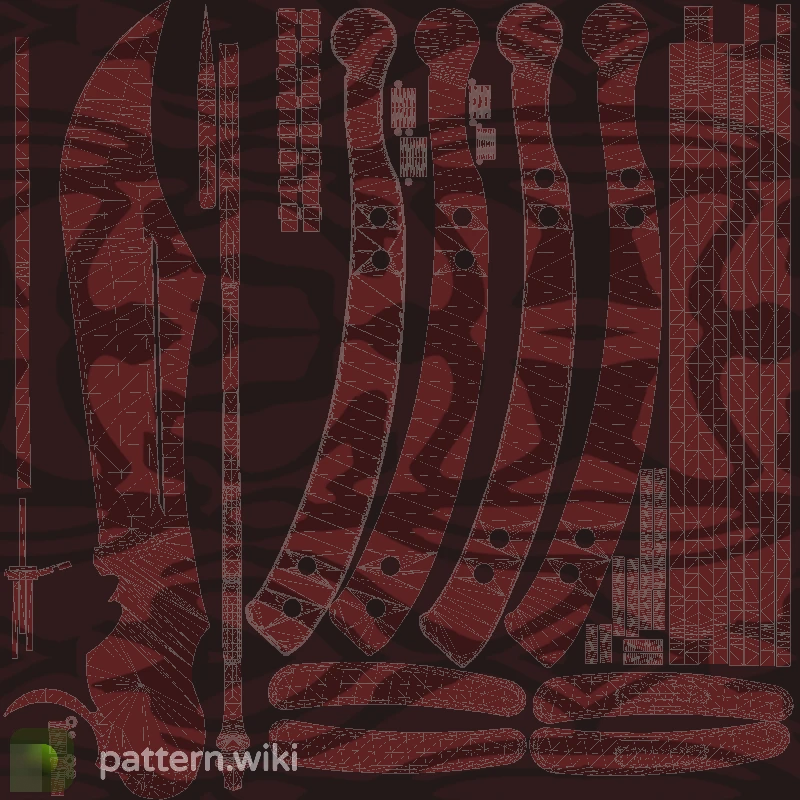 Butterfly Knife Slaughter seed 659 pattern template