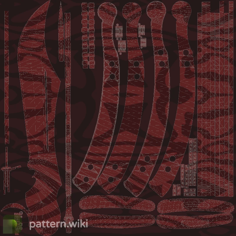 Butterfly Knife Slaughter seed 497 pattern template