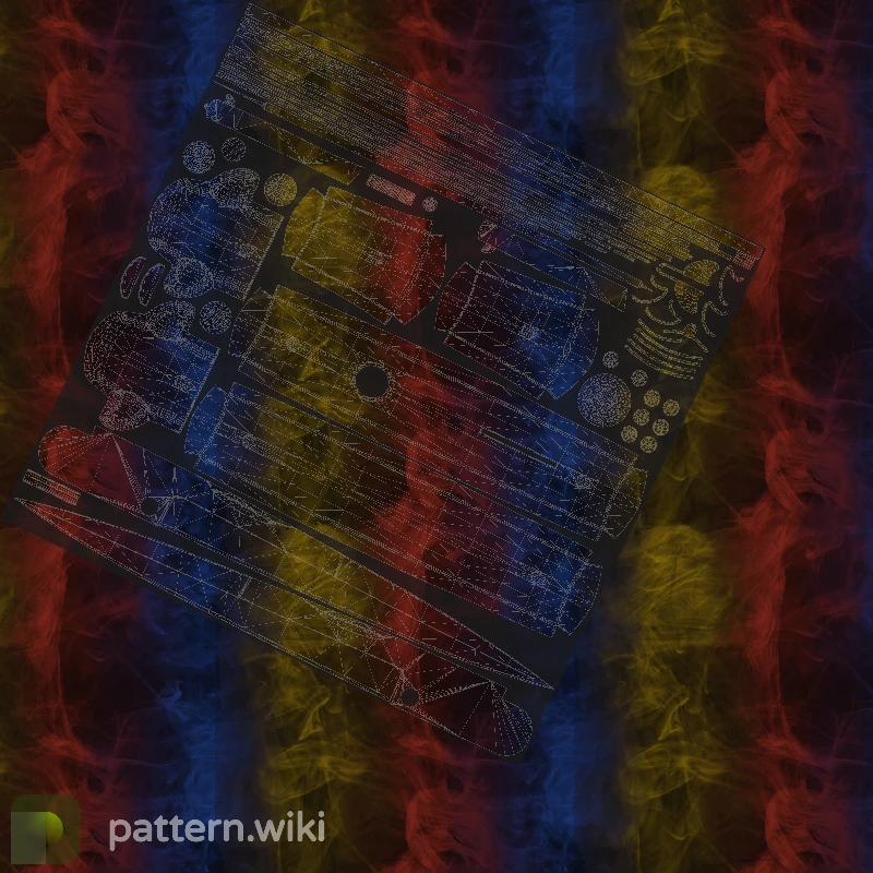 Stiletto Knife Marble Fade seed 4 pattern template