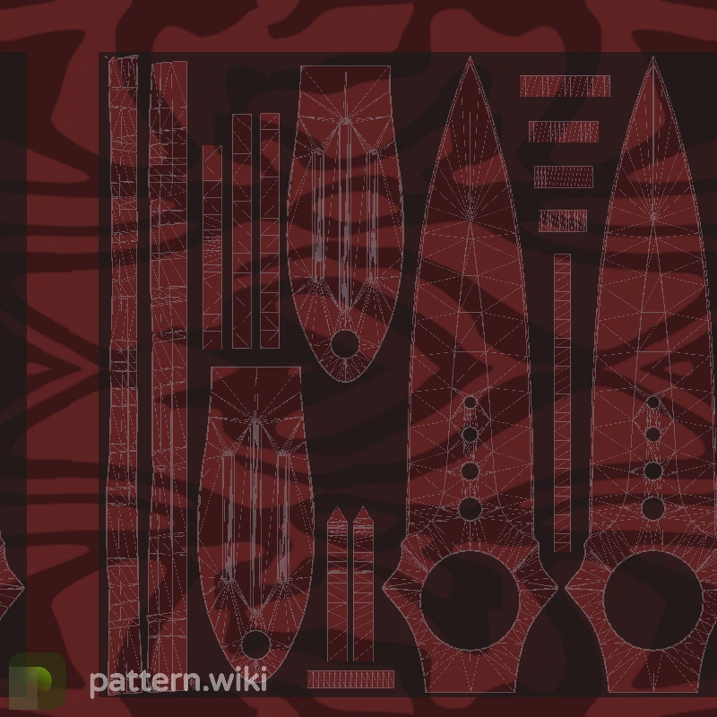 Skeleton Knife Slaughter seed 378 pattern template