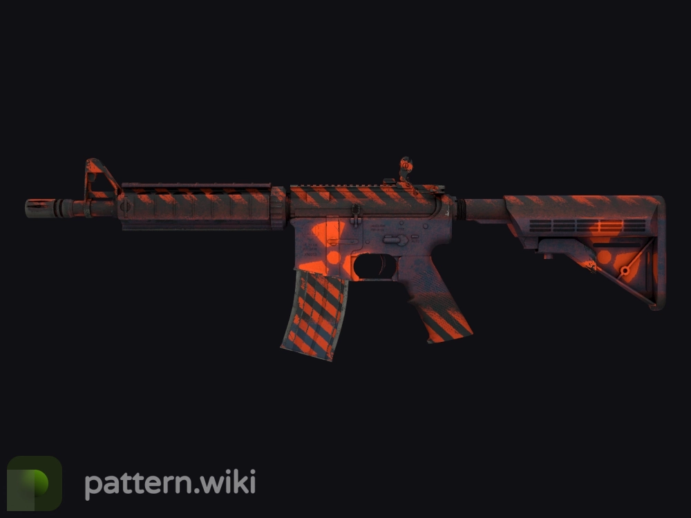 M4A4 Radiation Hazard seed 494