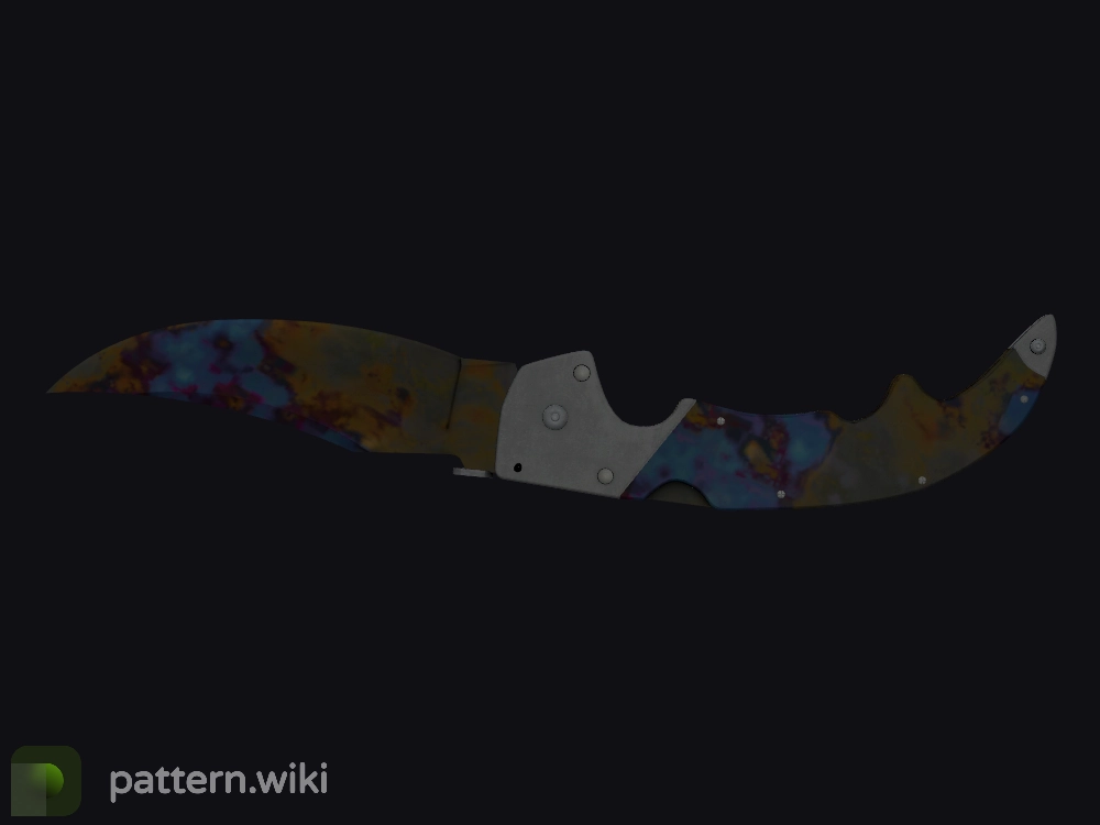 Falchion Knife Case Hardened seed 9