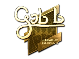 Sticker gob b (Gold) | Boston 2018 preview