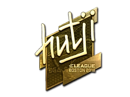 Sticker hutji (Gold) | Boston 2018 preview