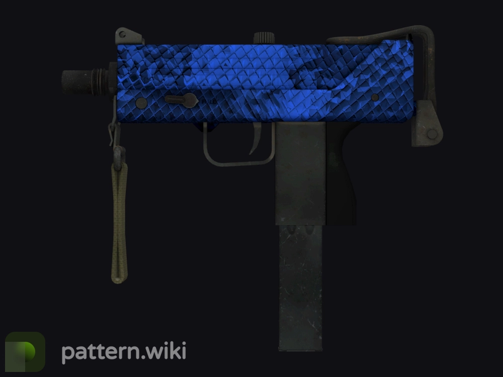 MAC-10 Lapis Gator seed 821