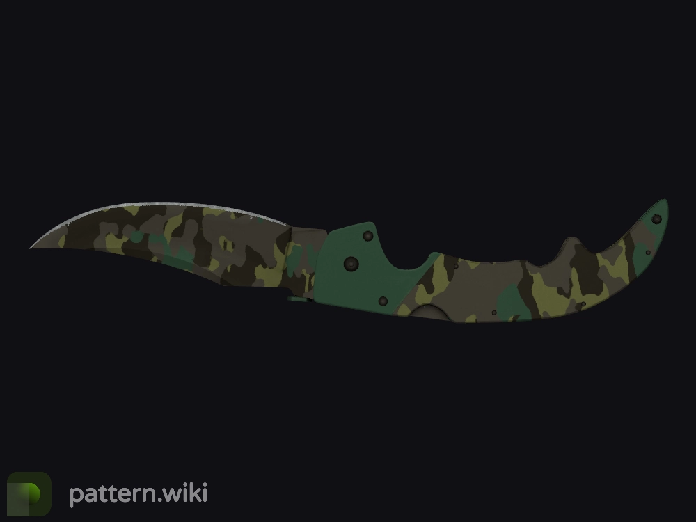 Falchion Knife Boreal Forest seed 412