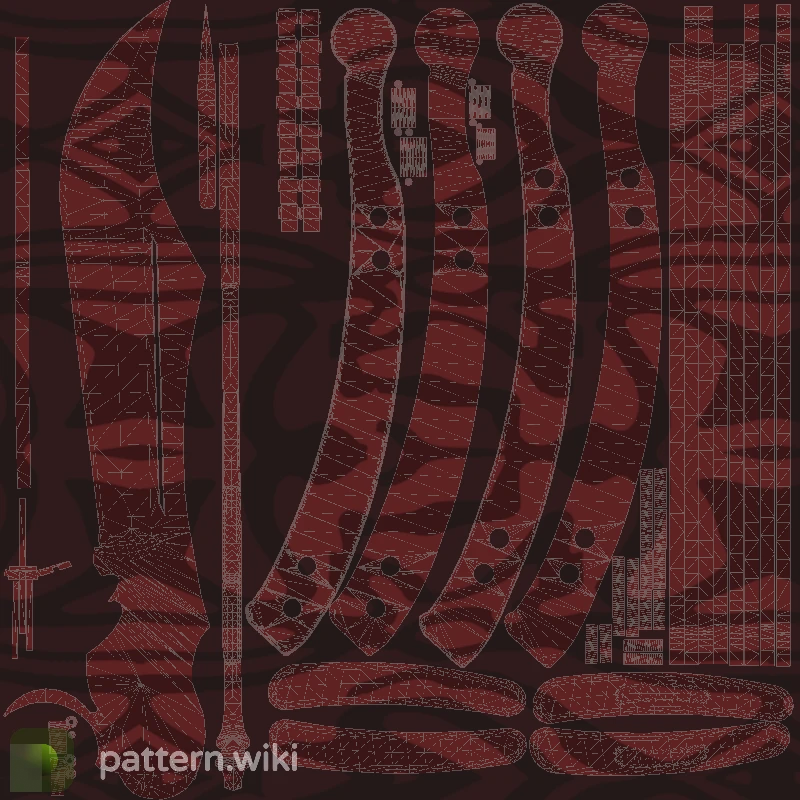 Butterfly Knife Slaughter seed 986 pattern template