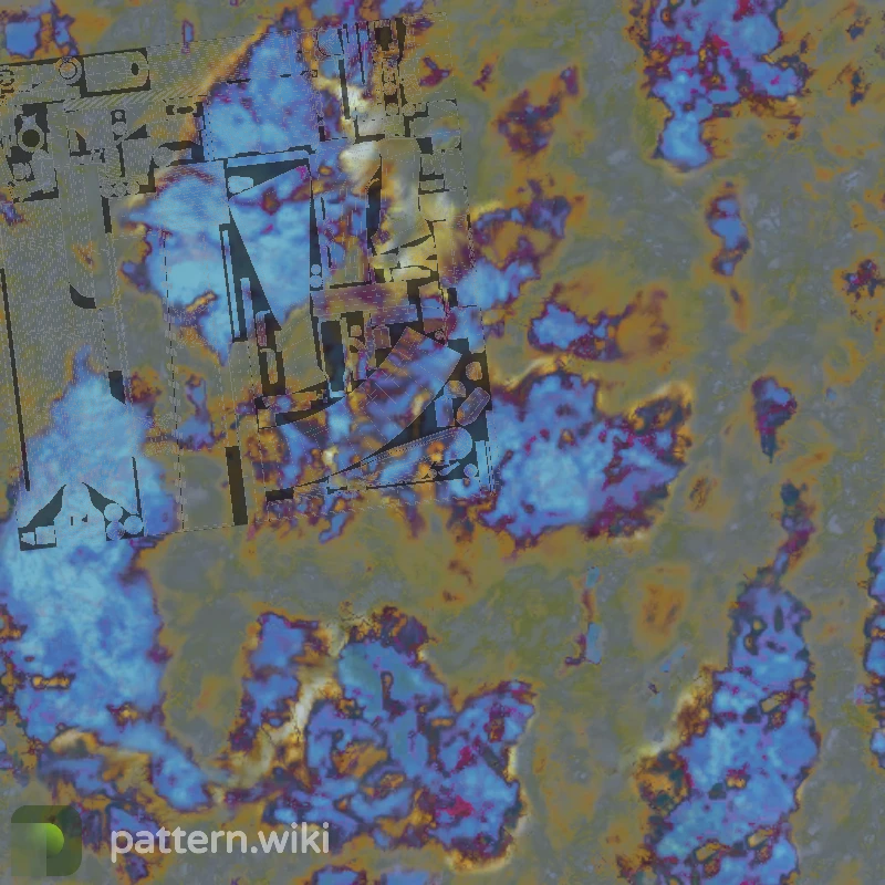 AK-47 Case Hardened seed 507 pattern template