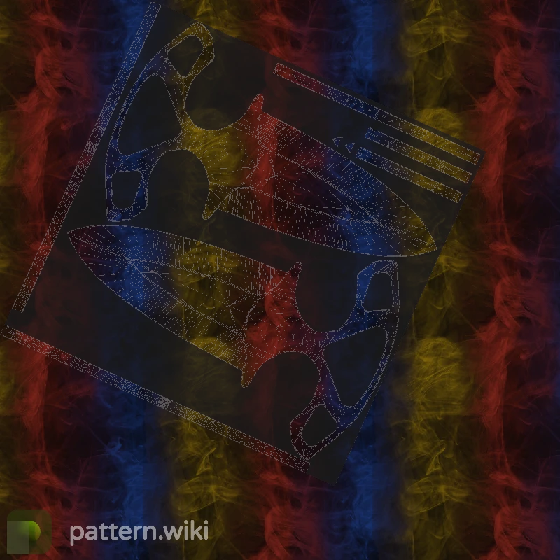 Shadow Daggers Marble Fade seed 630 pattern template