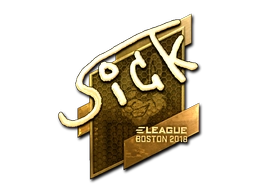 Sticker SicK (Gold) | Boston 2018 preview