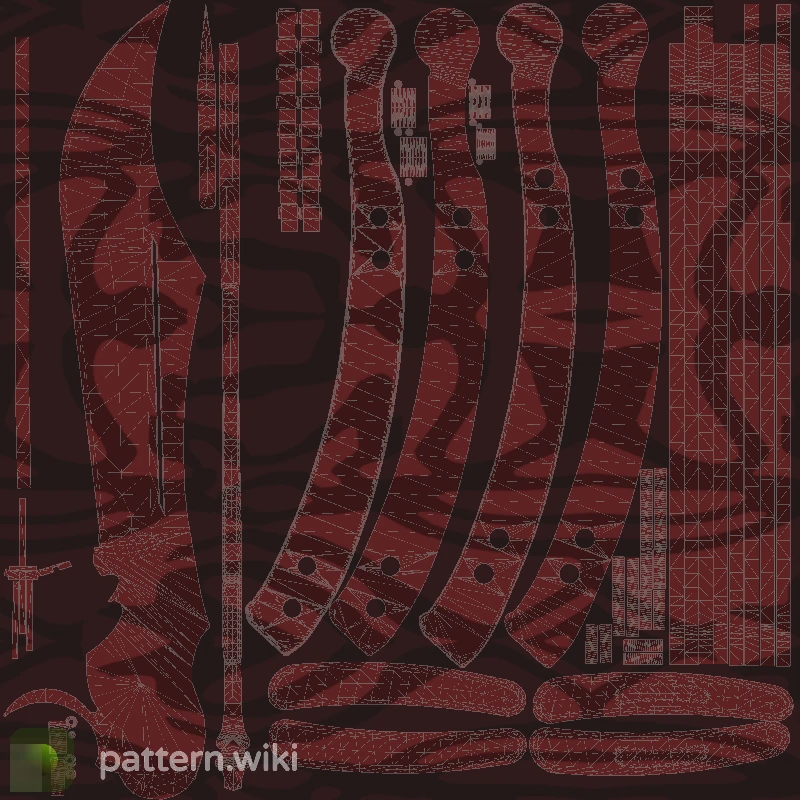 Butterfly Knife Slaughter seed 507 pattern template