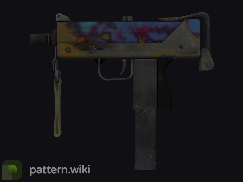 MAC-10 Case Hardened seed 722