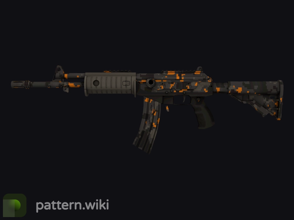 Galil AR Orange DDPAT seed 969