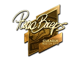Sticker pashaBiceps (Gold) | Boston 2018 preview
