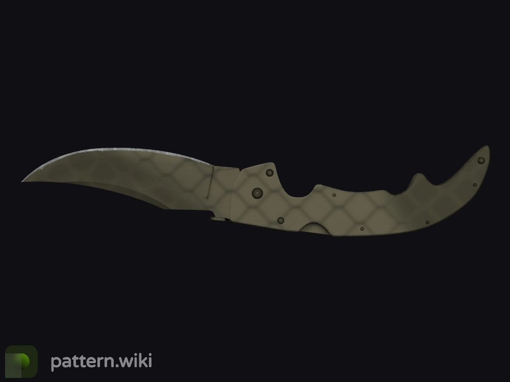 Falchion Knife Safari Mesh seed 347