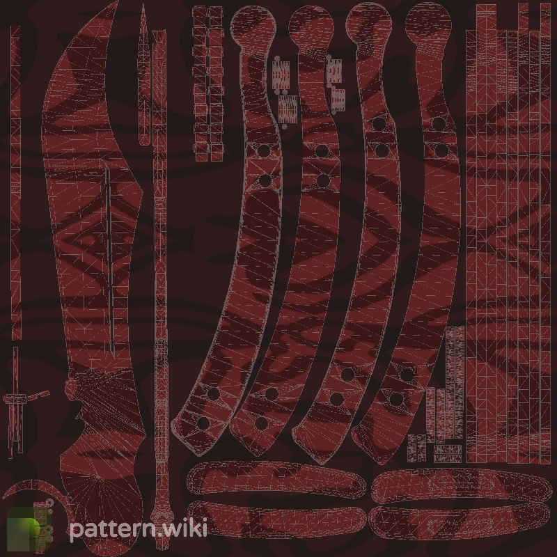 Butterfly Knife Slaughter seed 706 pattern template