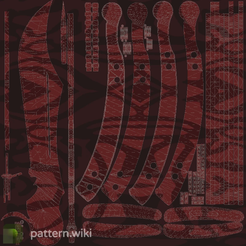 Butterfly Knife Slaughter seed 967 pattern template