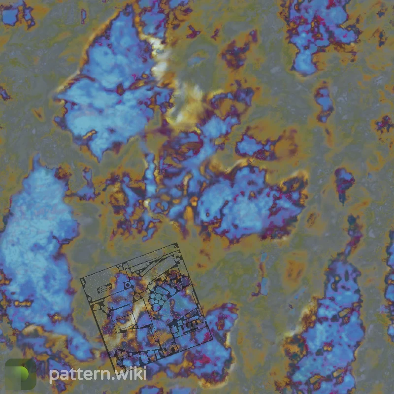 Five-SeveN Case Hardened seed 250 pattern template