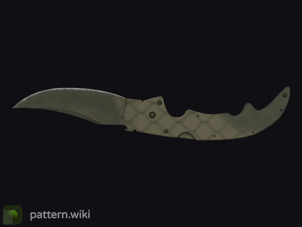 Falchion Knife Safari Mesh seed 988