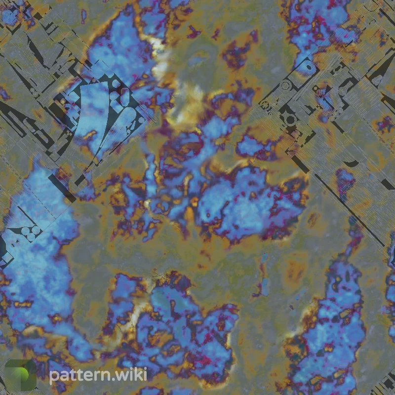 AK-47 Case Hardened seed 839 pattern template