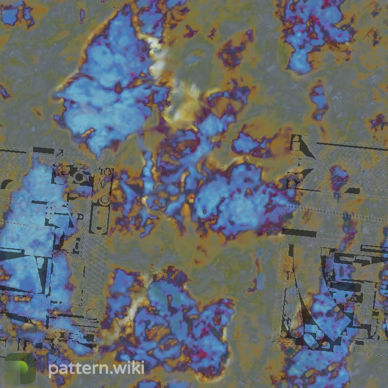 AK-47 Case Hardened seed 601 pattern template