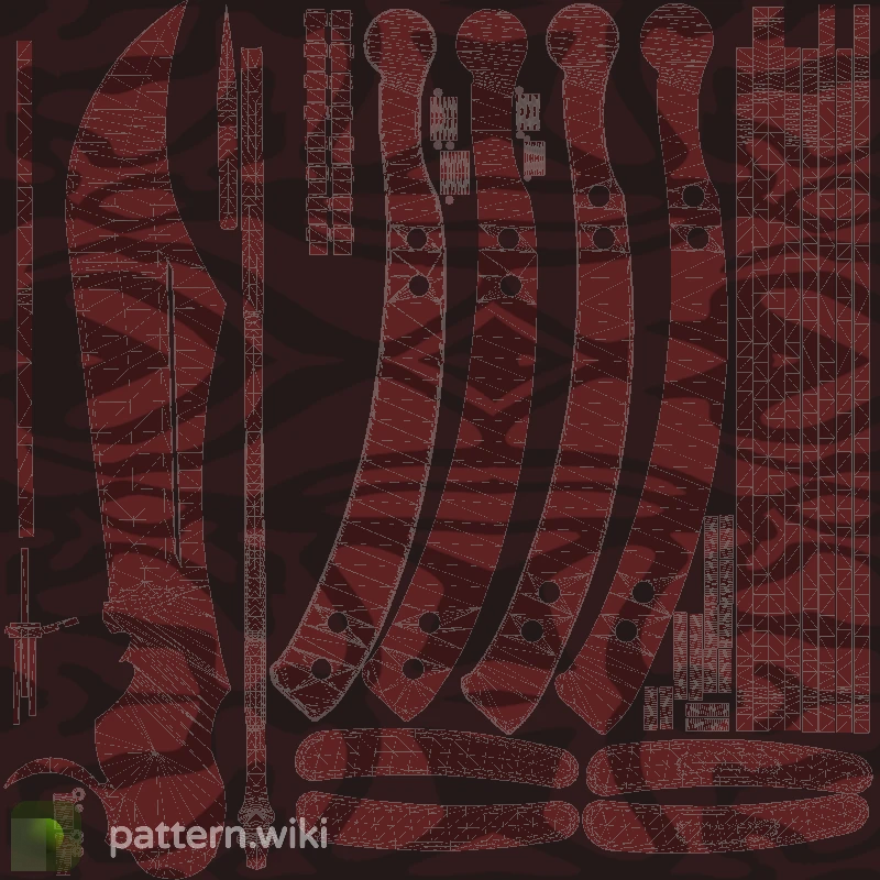 Butterfly Knife Slaughter seed 736 pattern template