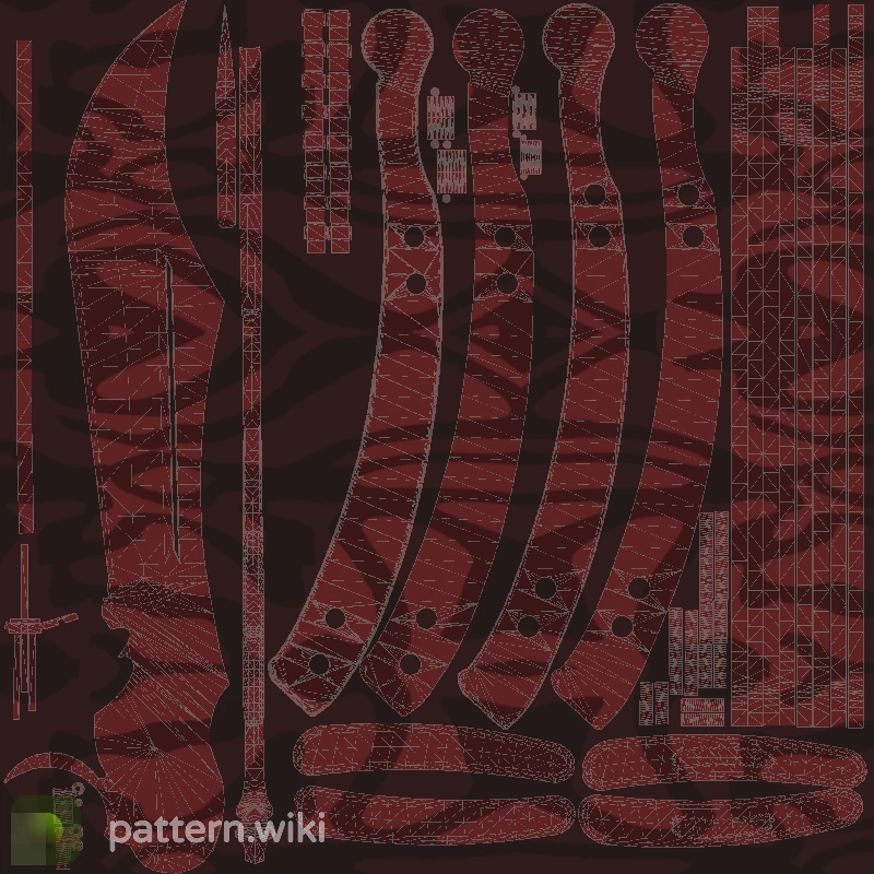 Butterfly Knife Slaughter seed 625 pattern template