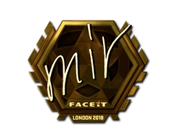 Sticker mir (Gold) | London 2018 preview