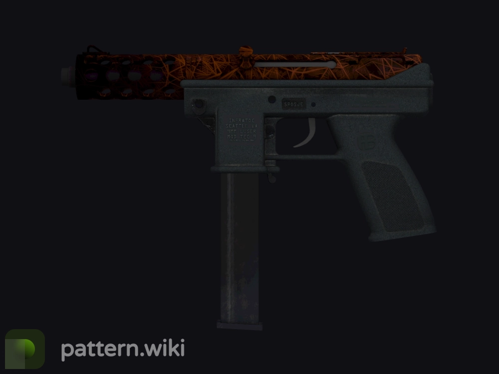 Tec-9 Red Quartz seed 498