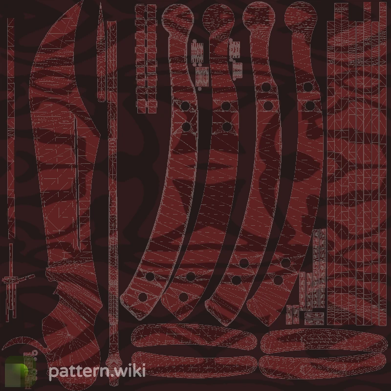 Butterfly Knife Slaughter seed 52 pattern template