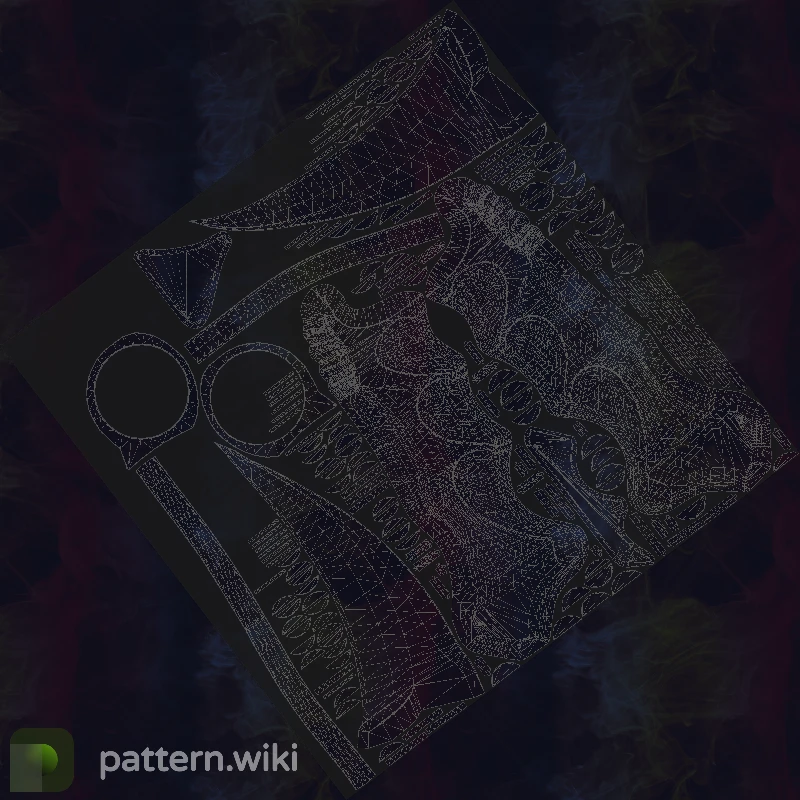 Karambit Doppler seed 166 pattern template