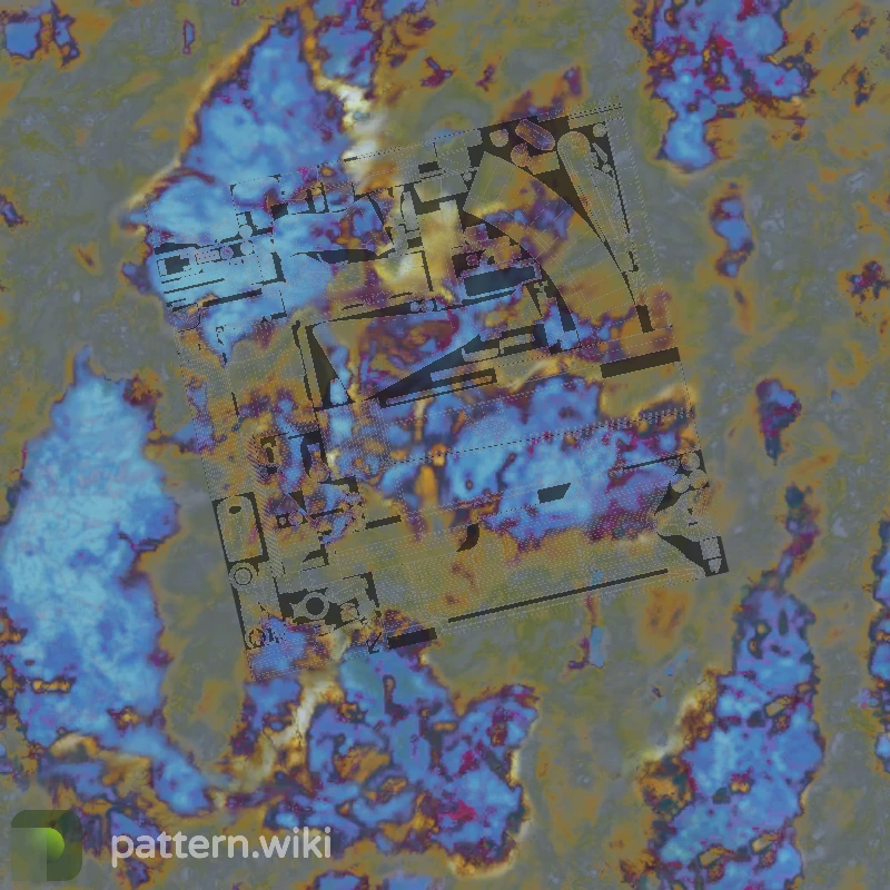 AK-47 Case Hardened seed 563 pattern template