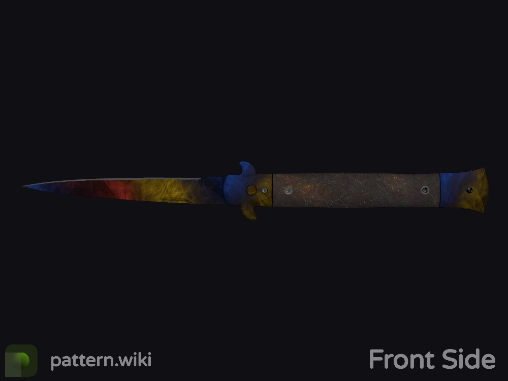 Stiletto Knife Marble Fade seed 538