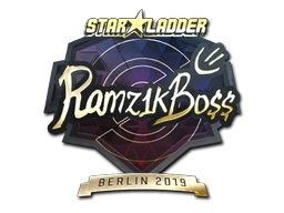 Sticker Ramz1kBO$$ (Gold) | Berlin 2019 preview