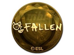 Sticker FalleN (Gold) | Katowice 2019 preview