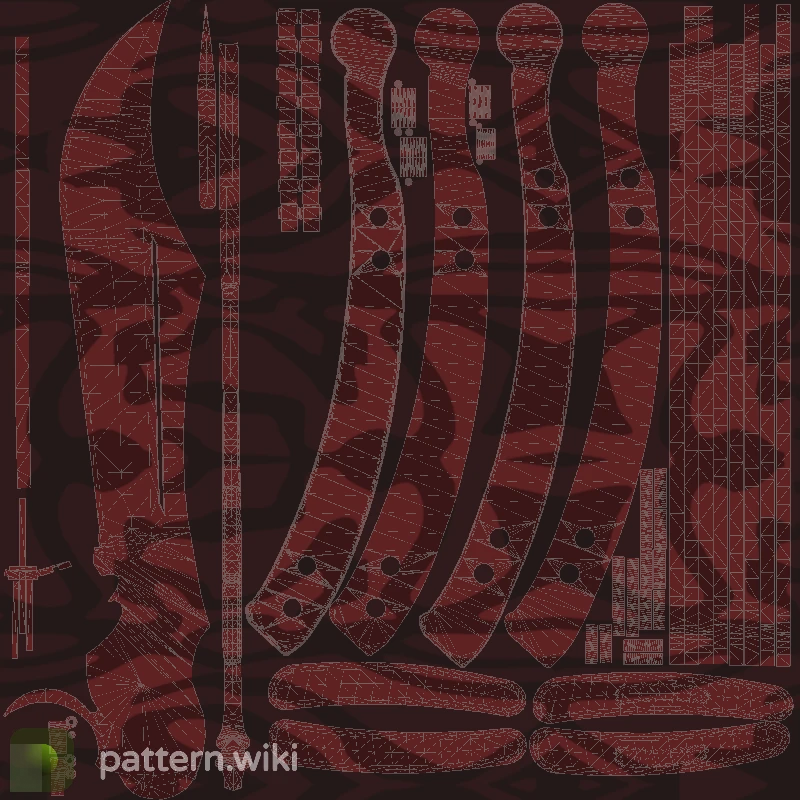 Butterfly Knife Slaughter seed 854 pattern template