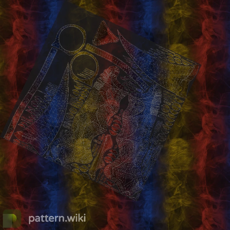 Karambit Marble Fade seed 939 pattern template