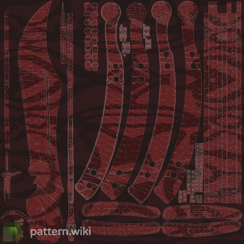 Butterfly Knife Slaughter seed 505 pattern template