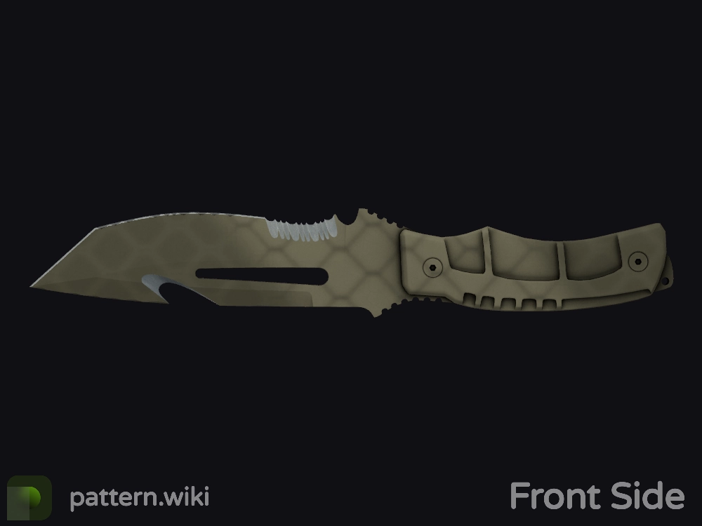 Survival Knife Safari Mesh seed 447