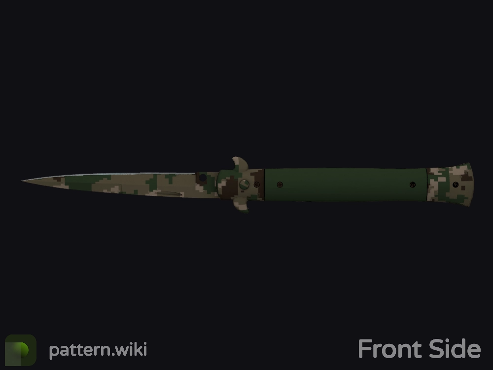 Stiletto Knife Forest DDPAT seed 123