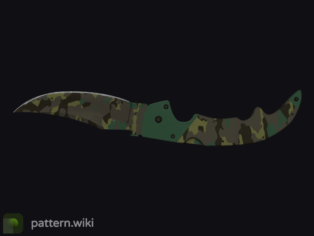 Falchion Knife Boreal Forest seed 454